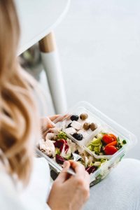 gesundes essen im büro