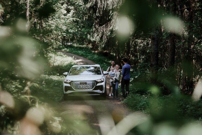 Kitzbühel Family Roadtrip mit Audi Q4 e-tron